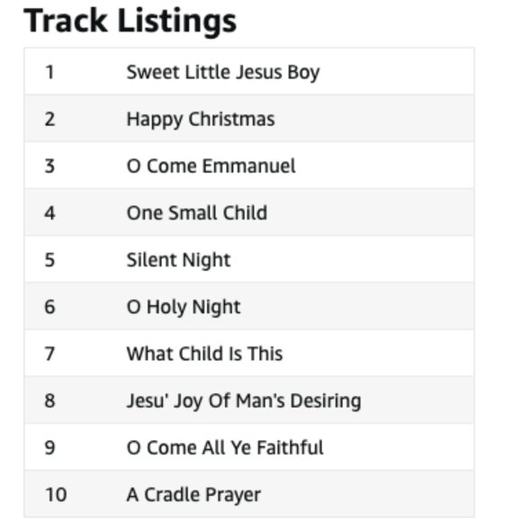 REBECCA ST. JAMES Christmas CD Unopened - Picture 5 of 5